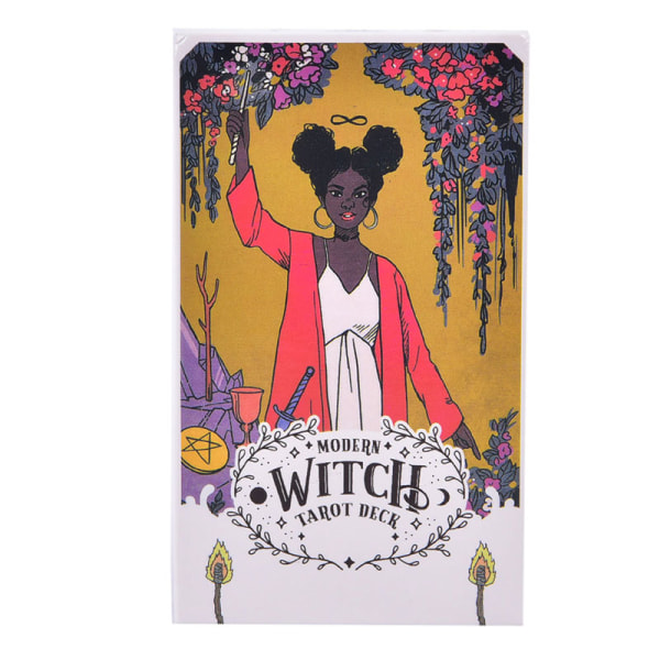 Modern Witch Tarot Card Deck All Kvinnelig Rider Waite Imagery Par Multicolor random color