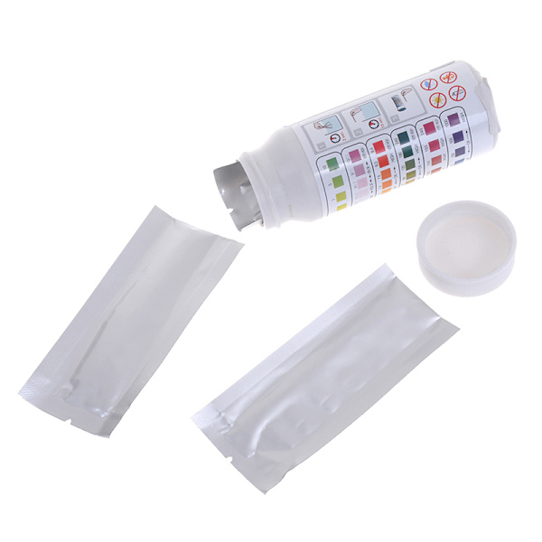 6 i 1 swimmingpool PH klor spa bromsyre teststrimmel cya White onesize