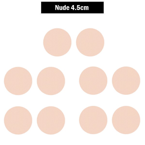10 STK Bröstvårtskydd för män osynligt bröstlyft BH Cover Nude 4.5cm