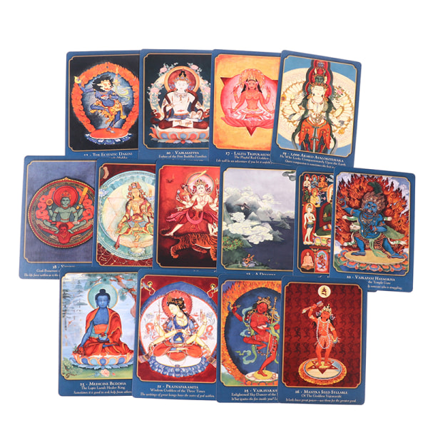 Buddha visdom Shakti kraft Tarot Engelsk brettspill spådom Multicolor onesize