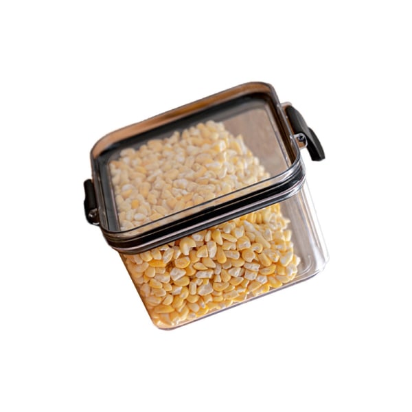 Forseglede bokser Korn Plast Oppbevaringsbokser Kjøkken Snacks Kjøleskap  Transparent 460ml 74b7 | Transparent | 460ml | Fyndiq
