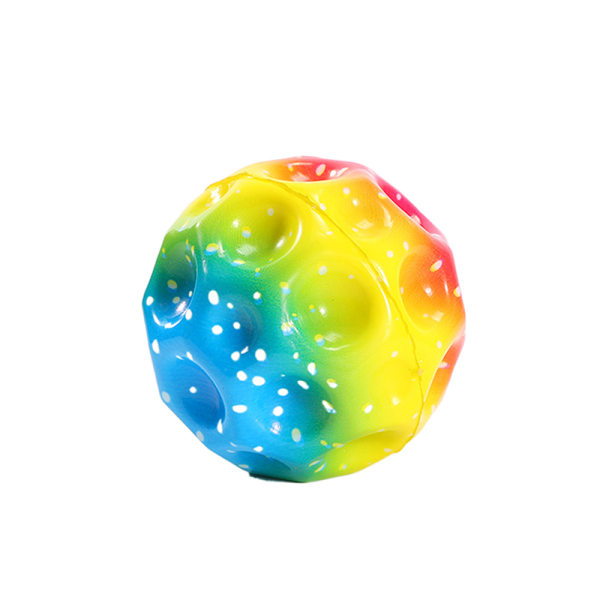 Galaxy Moon Ball Extrem hög studsande boll Rymdboll Barn A2 one size