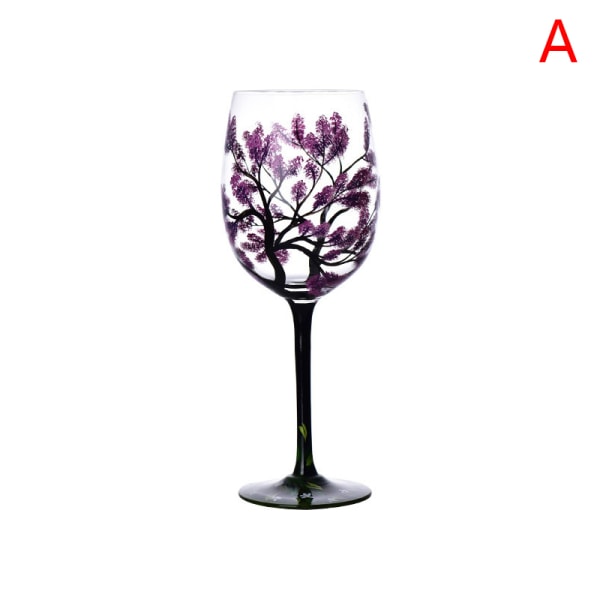 Four Seasons Trees Viinilasit Pikari Creative Printed Glass C A Onesize