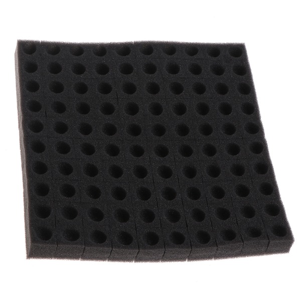 100 kpl Soilless Hydroponic Vegetables Nursery Sponge Culture W one size