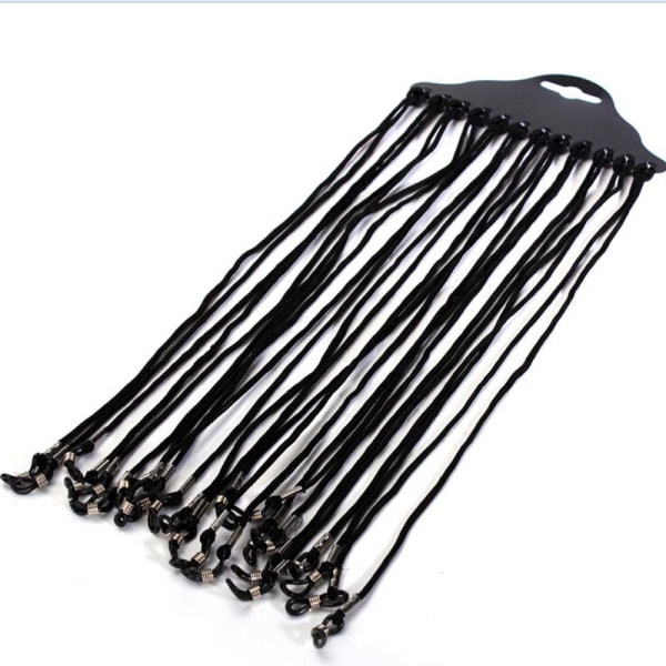 12x sort nylonsnor Brilleholder Solbrille Briller Briller N