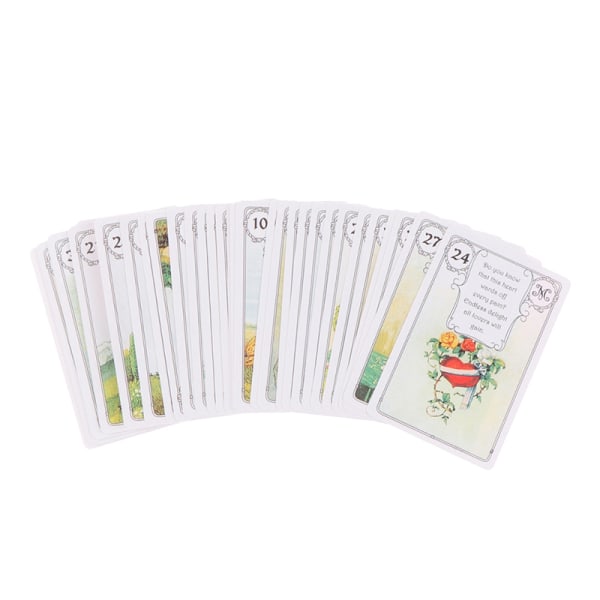 Lenormand Urania Oraakkelikortit Tarot Profetia Ennustuksen pakka Pa Multicolor one size