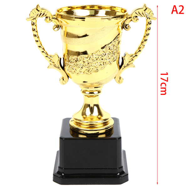 1PCS Gold Awards Trophy Children School Party Award Supplies Ce Gold 17cm