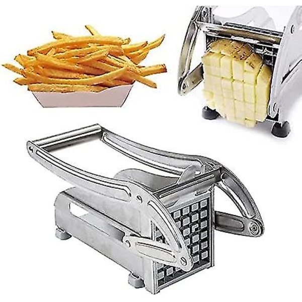 Manuel Kartoffelskærer i Rustfrit Stål - Pommes Frites Skærer - Chips Maker (FMY)