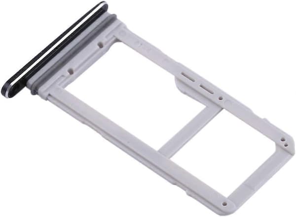 Kortholder til Galaxy S7 Edge, Dual SIM og Micro SD-kortholder, Sort (FMY)