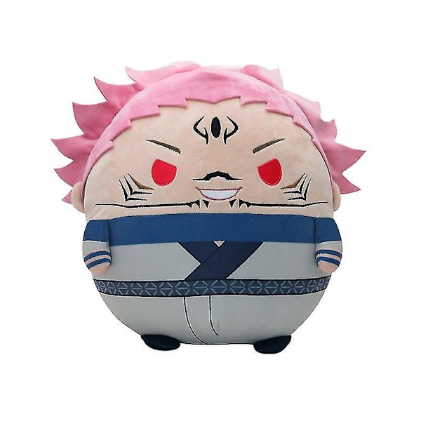 Jujutsu Kaisen Plyschleksaker Dockor Söta Fet Typ Yuji Gojo Kugisaki Megumi Nanami Sukuna Fylld Leksak Demon Slayer Hänge Smycken Presenter 10cm  (FMY) Sukuna about 10cm