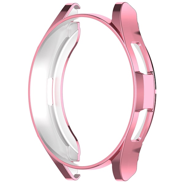 Halvomslutet TPU-ramfodral för Samsung Galaxy Watch6 Classic 47mm med elektroplätering (FMY) Pink Samsung Galaxy Watch6 Classic