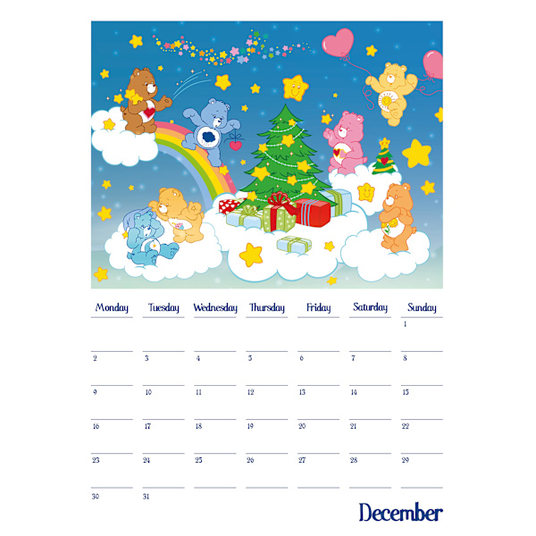 Care Bears Veggkalender 2024 (FMY) Multicolour 22.5 x 32cm
