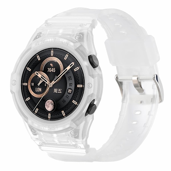 Håndledsremme til Huawei Watch GT 2 46mm/GT 3 46mm TPU Beskyttelsesetui Udskiftningsarmbånd Ac (FMY) Transparent, Multicoloured D Style D Huawei Watch GT 2 46mm