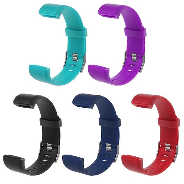 för ID115 PLUS Armband Justerbart Armband Silikon Smartwatch Anti-Repskydd (FMY) Red