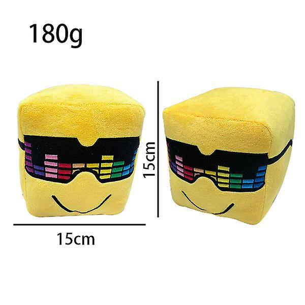 Aurinkoinen ja Meloni Plushie Sun Cube Plushie Lelut Nuket (FMY)