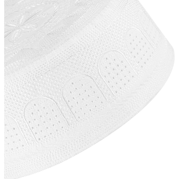 3 stk Strikkede Tyrkiske Muslimmøtter For Menn Ensfarget Stretch Heklet Caps Islamsk szkyd  (FMY) Style2