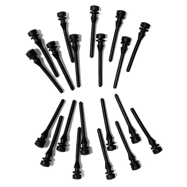 20Pcs Black PC Fan Rubber Screw Damping Nail Vibration Dampening Silicone Screw Pin Rivet  (FMY)