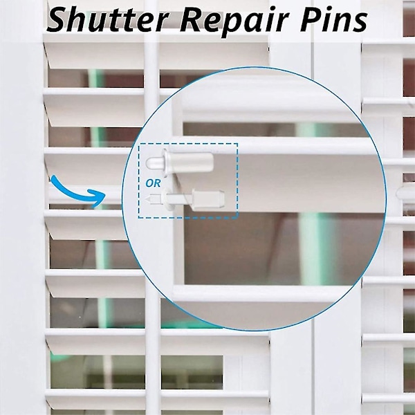 85 Dele Plantation Shutter Reparationskit Til Lukker, Skab, Møbler, Skab (FMY)