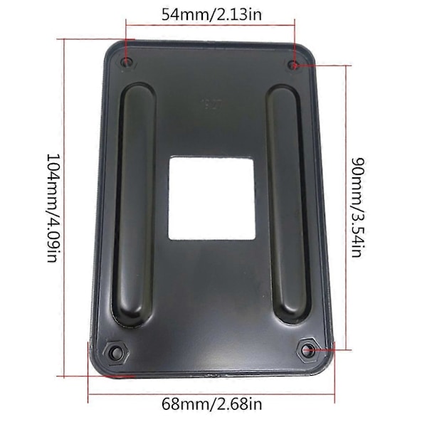 CPU-brakett for hovedkort, bakplate, kjøleribber, viftestativ, base for AM4 A320 X470 (FMY) 1