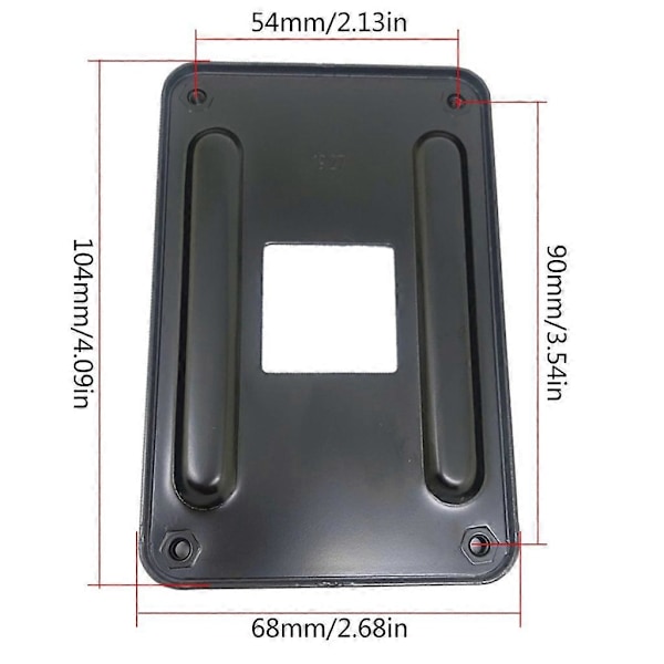 CPU-brakett for hovedkort, bakplate, kjøleribber, viftestativ, base for AM4 A320 X470 (FMY) 3