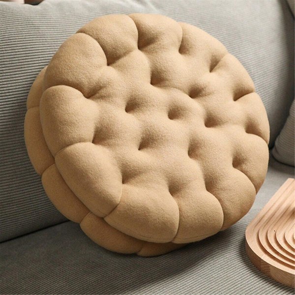 Sandwich Biscuit Sofa Pude Soft Tyk Sæde Pude Stue Soveværelse Hjem Dekoration Kast Pude Ryg Puder B  (FMY)