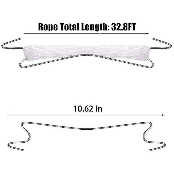 Tomat Stativ Kroge, Tomat J Stativ, 12 Styk Tomat Reb Kroge Stativ Med 10m Reb, Tomat Krog, Tomat Krog Klips.  (FMY)