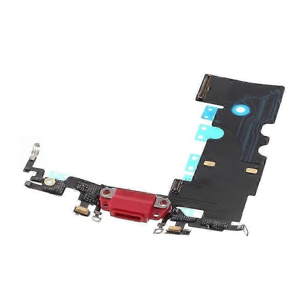 Tail Plug For Iphone Se (2020) Oem Demontering Dock Connector Ladeport Flex Kabel Erstatning - (FMY) Red