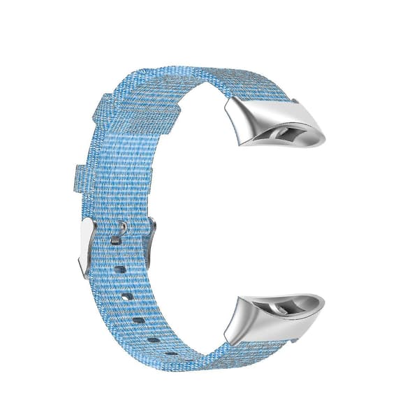 For Garmin Forerunner 45 Nylon Canvas Rem til Garmin Forerunner 45 / 45s  (FMY) Sky Blue