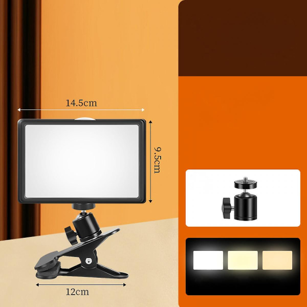 Kameraljus Led Videoljus Panel Fyllningsljus Fullfärgsutgång Video Soft Lights (FMY)