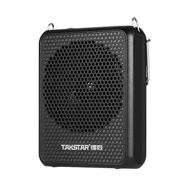 TAKSTAR E126A Lydforsterker Bærbar Oppladbar Mini Stemmeforsterker med Kablet Hodebøylemikrofon & Midjebelte for Undervisning og Sang Black