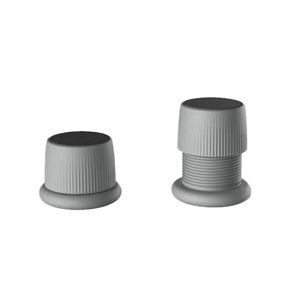 2 bordsbensdynor, justerbara boosterdynor, icke-stolsbensskydd, golvskydd för trägolv (grå) (FMY)