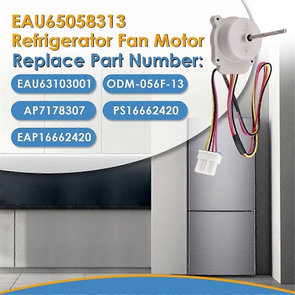 EAU65058313 Kylskåpsfläktmotor för LG Kenmore Frys (FMY)