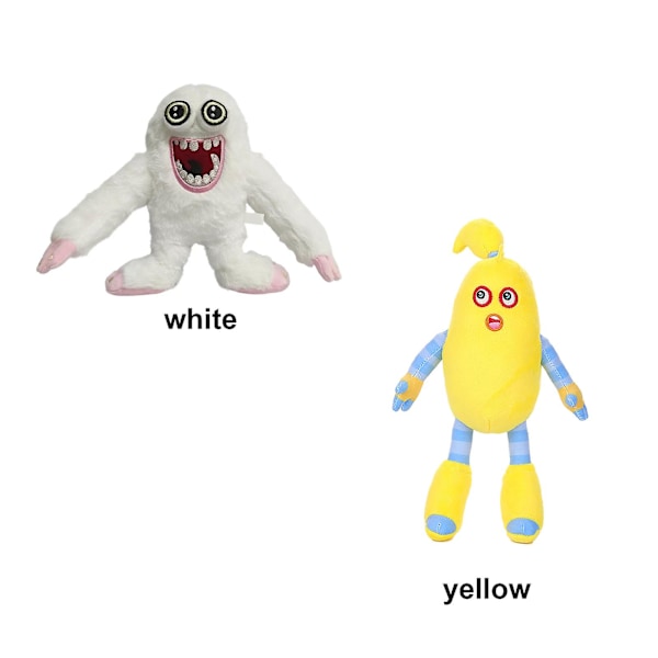 My Singing Monsters Plyschleksaker Söta Monsterkonsert Plyschleksaker Semesterpresent (FMY) yellow
