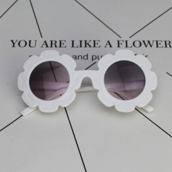 Solsikke Børnebriller Kvinde Barn Dekorative Blomster Solbriller Babysolbriller Solskygge til mænd UV-beskyttelse (FMY)