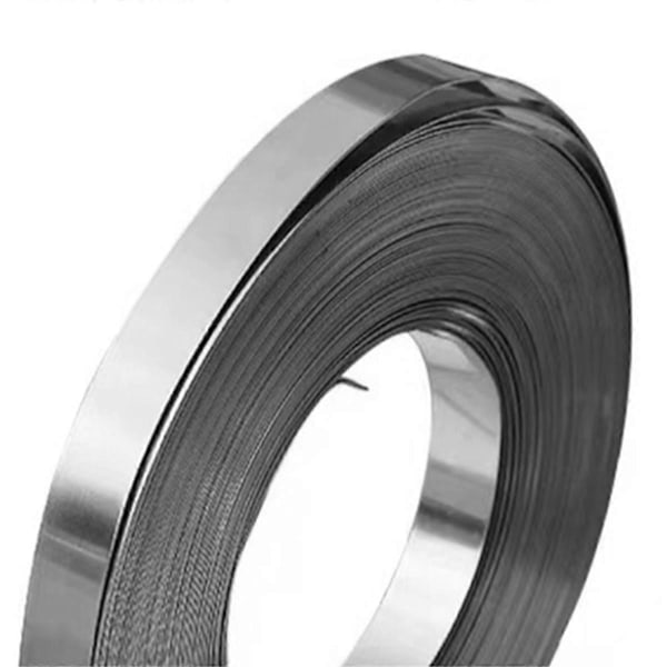 Högkvalitativ 304 Rostfri Stålspole, Rostfritt Stål Kabelrulleband, Bandtejp 12mmx0.4mmx30m (FMY) As Shown