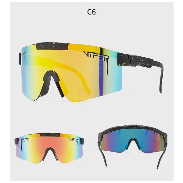 Wekity Sports Polarized Solglasögon, Ram Cykelglasögon Uv400 Skyddande Sports Solglasögon för män och kvinnor (FMY)
