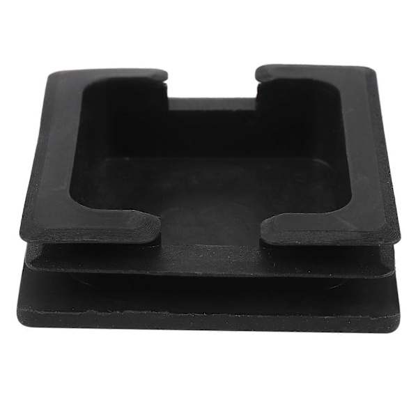 75 mm x 75 mm firkantede plastikpropper rørindsatser endeblænding 2 stk. (FMY) Black