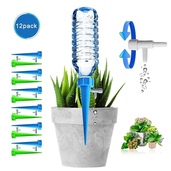 Automatisk Bevattningssystem med Droppbevattning för Växter, 12-pack (FMY)