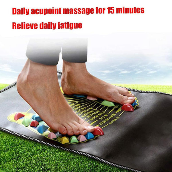 Jalkahierontamatto, vyöhyketerapiamatto Relief Relief Walk Massager Mat (FMY) 70*35cm