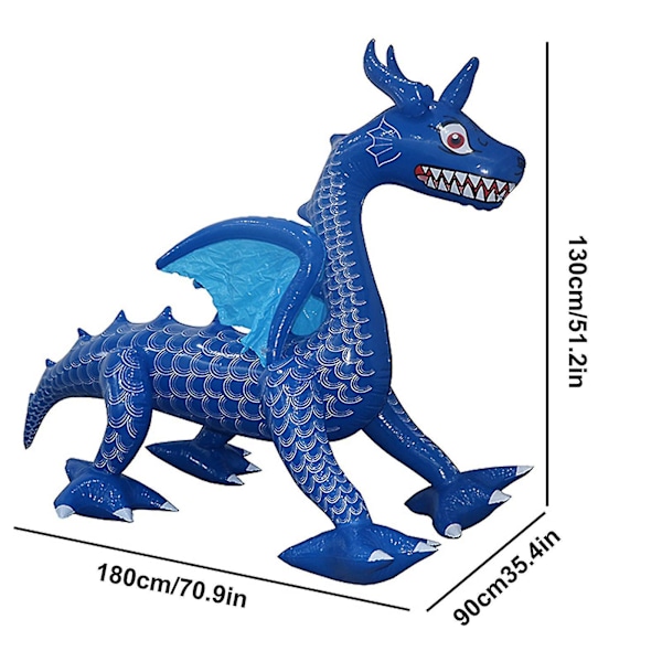Stor Juleoppblåsbar Dinosaur Flygende Drage Utendørs Oppblåsbar Hagedekorasjon For Ferie/fest/jul/hage/hage (FMY)