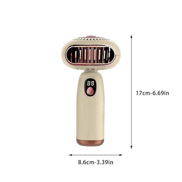 Bærbar Vifte Håndholdt Vifte, Vifte, Mini Vifte Lommevifte, Oppladbar Mini USB Vifte (FMY) KH