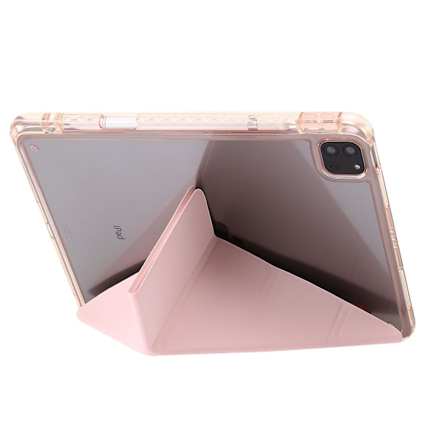 Til iPad Pro 11 (2018) / (2020) / (2021) / (2022) / iPad Air 11 (2024) / Air (2022) / (2020) Origami (FMY) Multicolor Pink