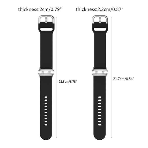 Bånd, myk stropp for Klokke 2 Smartwatch Armbånd Silikonarmbånd Slitesterk (FMY)