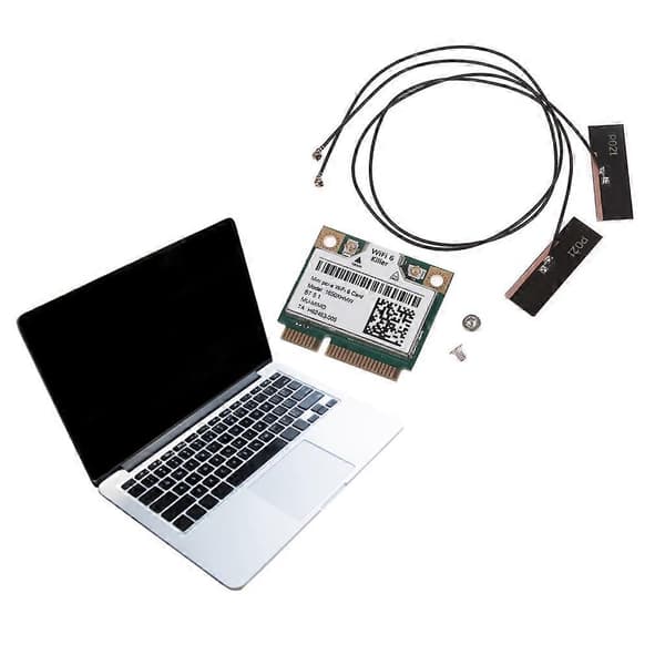 Killer 1650X 3000Mbps WiFi 6 -sovitin Bluetooth-com 5.1 DualBand -langaton kortti A Bare card