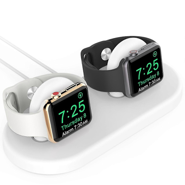 Type C AHASTYLE PT116 Apple Watch -kellolle, kaksoisasentoinen latausteline, älykellon laturiteline (FMY) Multicolor Style D