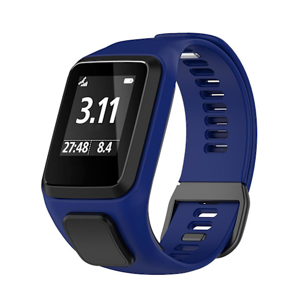 Til Tomtom 4 silikoneurrem (FMY) Dark Blue