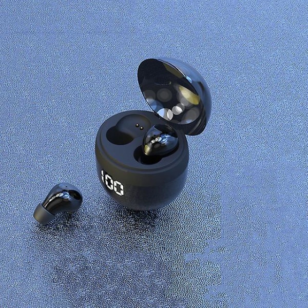 Osyntliga Hörlurar Bluetooth 5.3 Trådlösa In-Ear Hörlurar Med Mic Brusreducering Öronproppar Tung Bas Headset För Smartphone  (FMY) SK18 Black