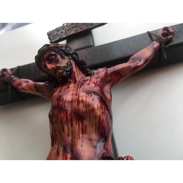 Realistic Crucifix Christ Wound For Meditation, Wall Cross,  Handmade 100% New  (FMY)