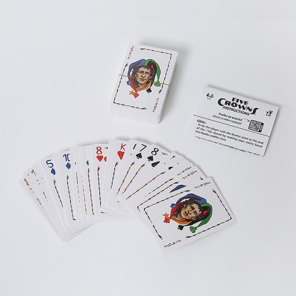 Five Crowns Card Game Family Card Game - Morsomme spill for familiespillkveld med barn Betterlifefg (FMY)