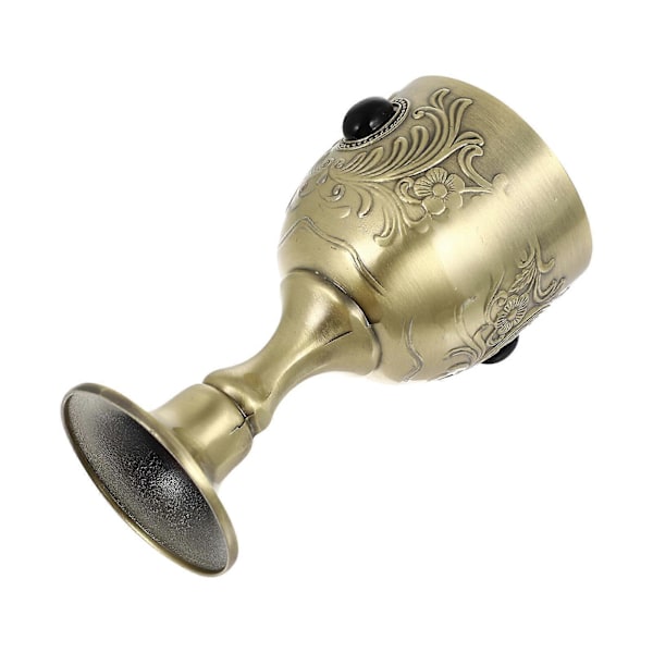 Vintage Viinikuppi Korkealaatuinen Metallikuppi Mini Kuppi Punaviinipokaali Juhliin (FMY) Golden 8.2X4.2cm